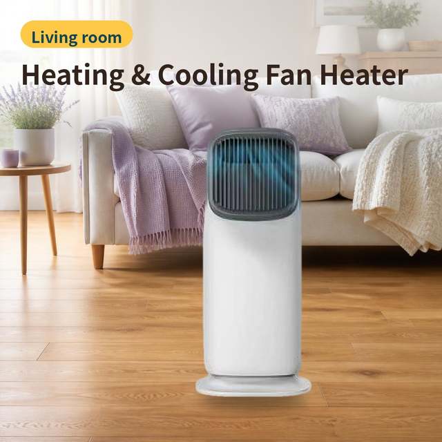 Heating & Cooling Fan Heater – photo 1