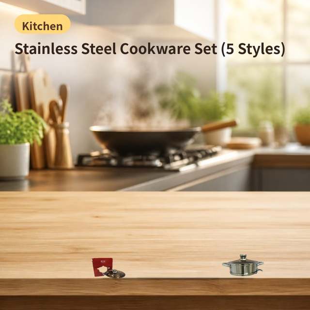 Stainless Steel Cookware Set (5 Styles) – photo 1