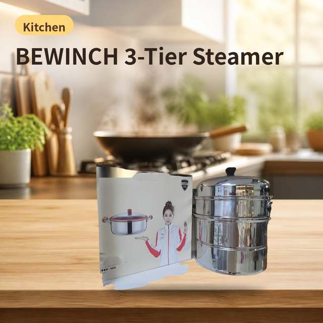 BEWINCH 3-Tier Steamer – photo 1