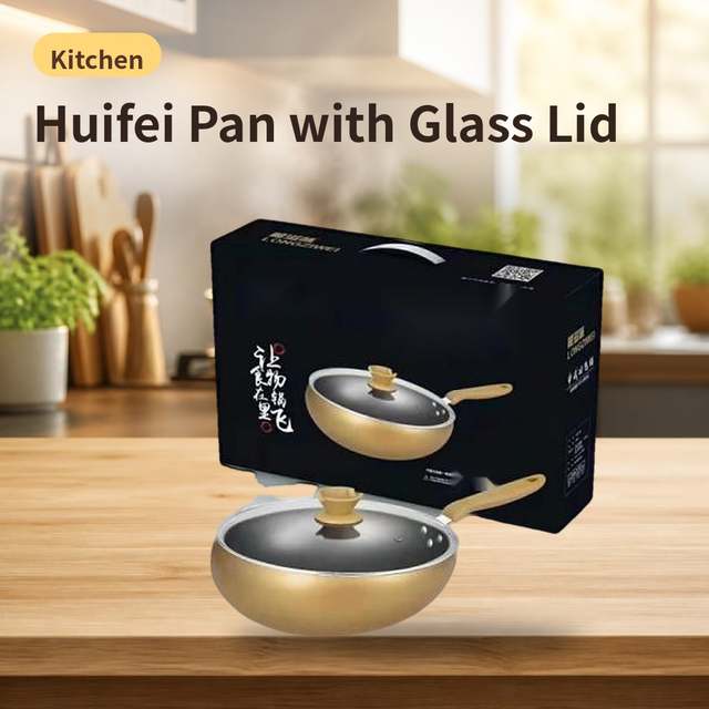 Huifei Pan with Glass Lid – photo 1