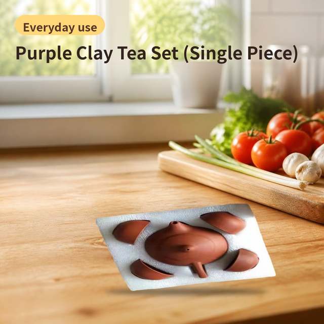 Purple Clay Tea Set (Single Piece) – photo 1