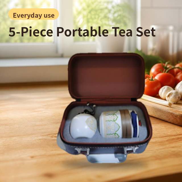 5-Piece Portable Tea Set – photo 1