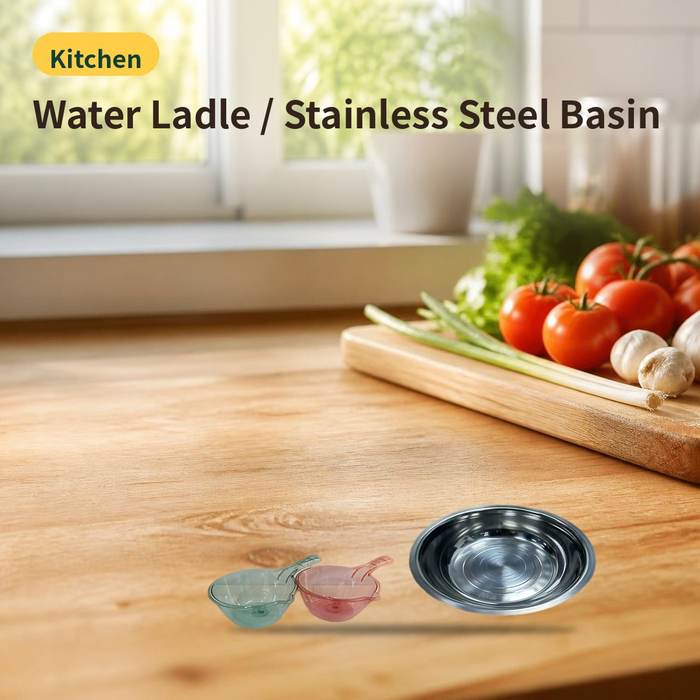 Water Ladle / Stainless Steel Basin – photo 1