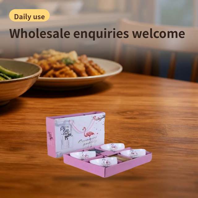 4 Bowls & 4 Pairs of Chopsticks Gift Box – photo 4