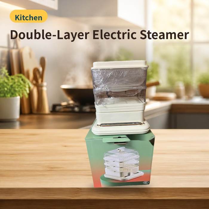 Double-Layer Electric Steamer – photo 1