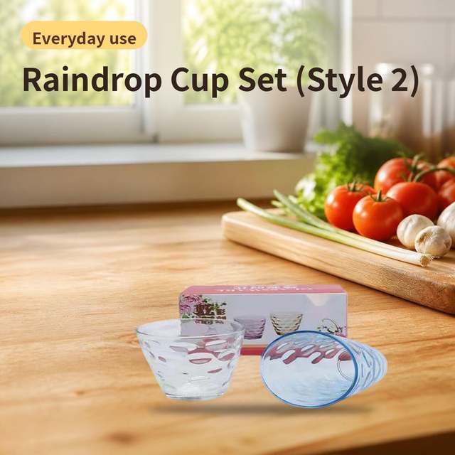 Raindrop Cup Set (Style 2) – photo 1