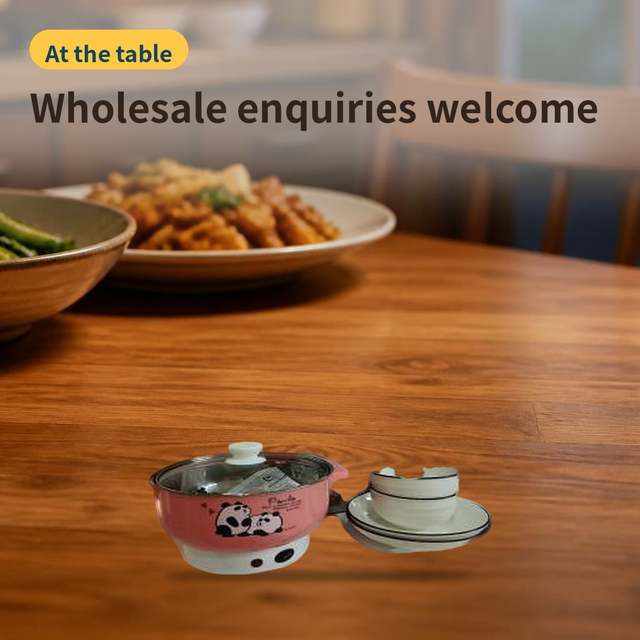 Electric Cooking Pot with 4-Piece Tableware Set – photo 4