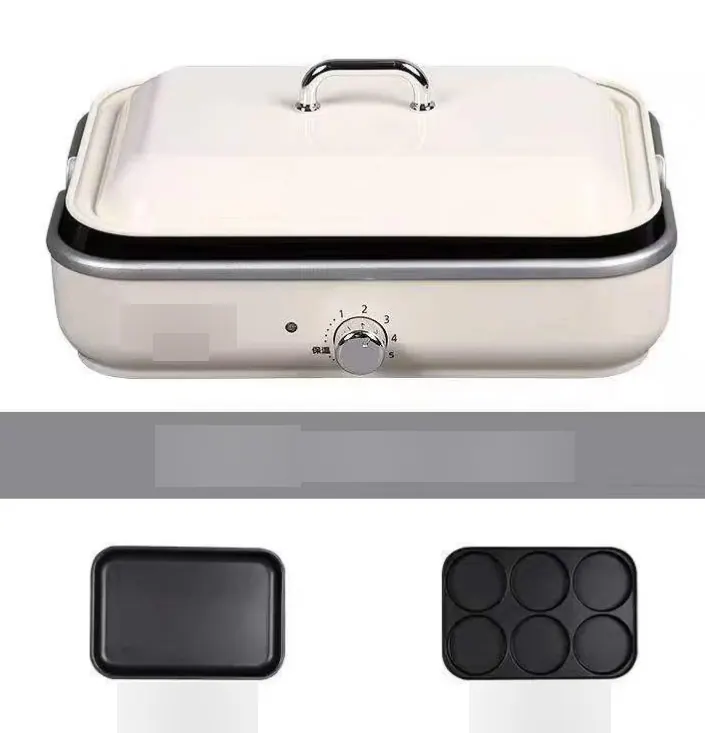 Multi-Function Cooking Pot with Grill Plates – photo 1