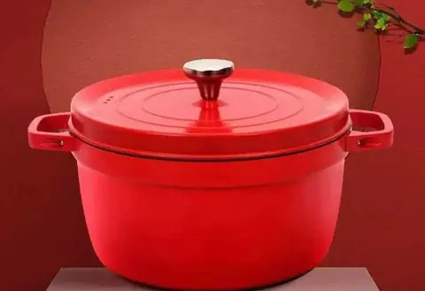 Enamel Cast Pot (Colour Box)
