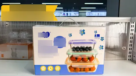 Food Storage Container Set of 3 (Square) GH22