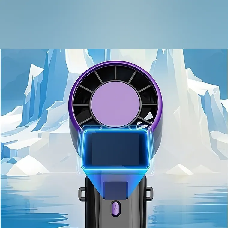 Foldable Digital Neck / Handheld Fan – photo 1