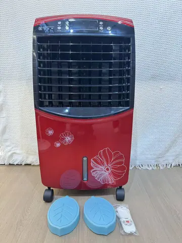 Heating & Cooling Air Cooler Fan LRG04-12 (Red)