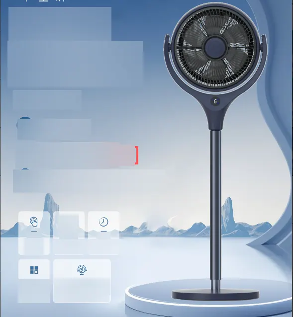 Wide-Grille Air Circulator Fan (Remote, Blue) FC14 3PR – photo 1