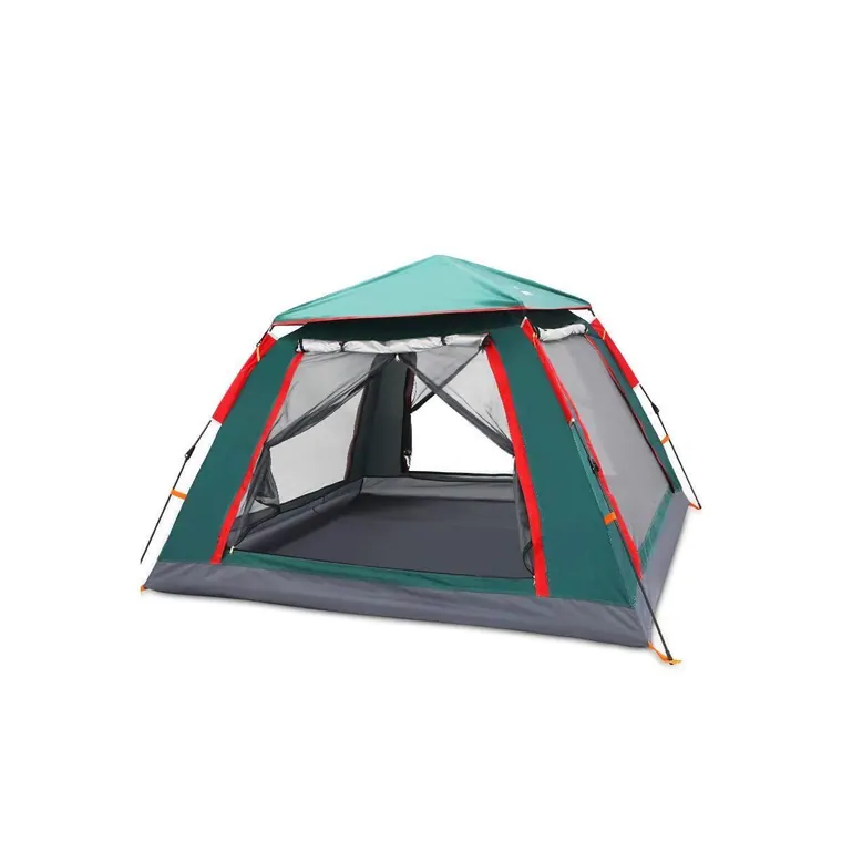 2.4 × 2.4 m Square Tent (Silver-Coated, Green) – photo 1