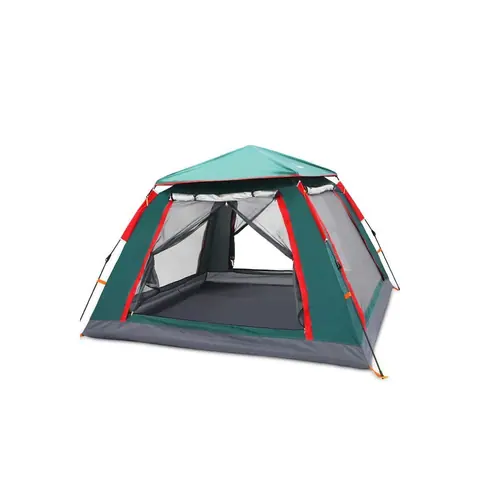 2.4 × 2.4 m Square Tent (Silver-Coated, Green)