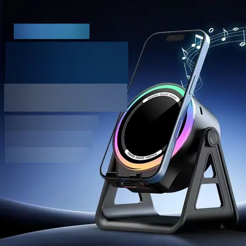Bluetooth Speaker with Phone Stand