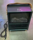 Dark-Green Desktop Fan Heater (Mechanical) – photo 1