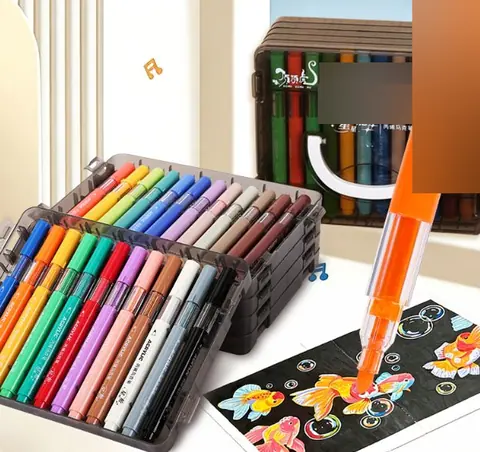 48-Colour Marker Pen Set