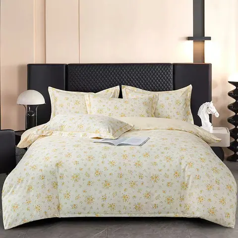 Floral Print Bedding Set (4 pcs)