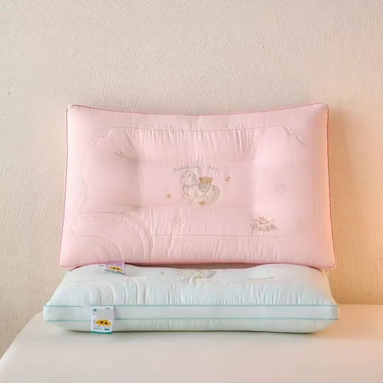 Embroidered Contour Neck Pillow – photo 1
