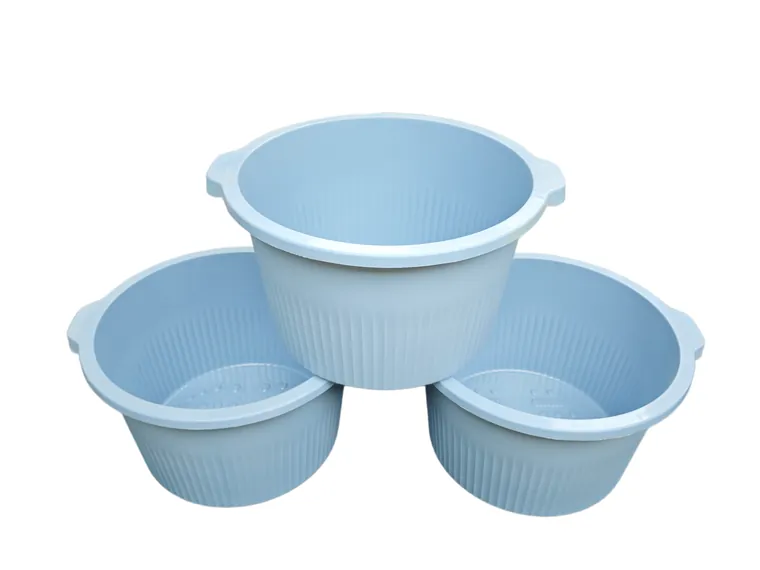 Vertical-Stripe Foot Basin – photo 1
