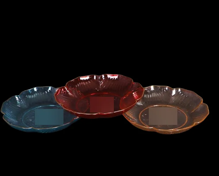 Large Six-Petal Fruit Plate 1803 – photo 1