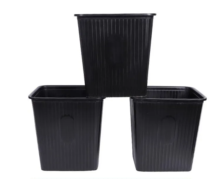 Black Square Waste Bin 8012 – photo 1
