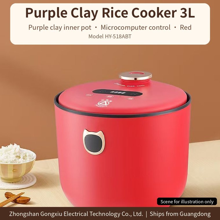 Purple Clay Rice Cooker 3L HY-518ABT – photo 2